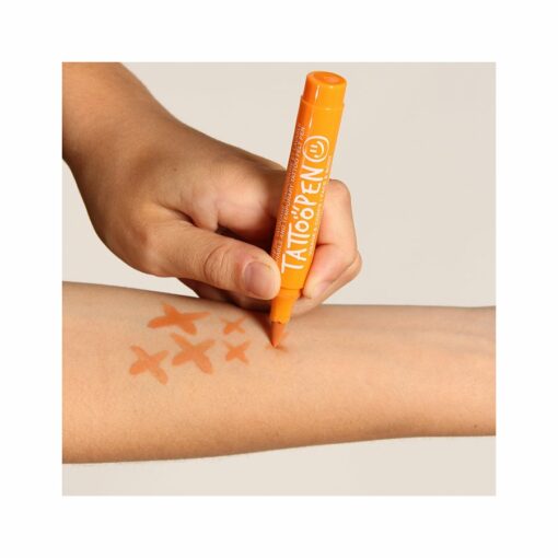feutre de tatouage temporaire - tattoo pen - orange - pour enfant - nailmatic - la maison de zazou