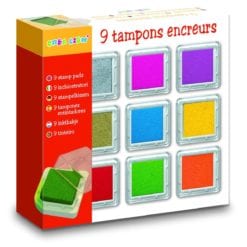 Boite De 9 Encreurs "Petit Modèle", CL55, Crea Lign'