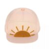casquette visière plate - soleil rose clair - lassig - la maison de zazou