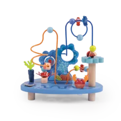 circuit de perles - les aventures de paulie -jouet en bois pour bébés - la maison de zazou