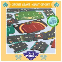 circuit géant - puzzle - crazy motors- djeco -voiture - la maison de zazou
