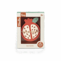 Jouet de dentition en caoutchouc naturel Fruit La Forêt Mawa – jouet de dentition doux et sûr pour soulager les gencives des bébés dès 3 mois – Moulin Roty – La Maison de Zazou – Rennes