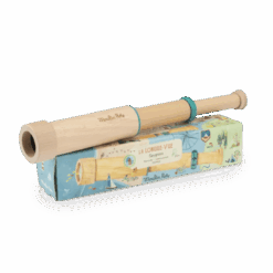 Longue-vue – jouet d’observation enfant avec zoom x20 pour explorer la nature et les paysages, format rétractable en bois – Moulin Roty – La Maison de Zazou – Rennes