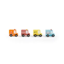 camions en bois - pastel - moulin roty - la maison de zazou -rennes