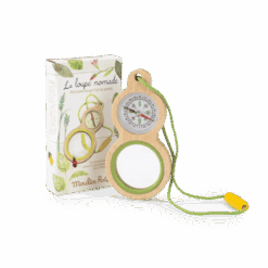 Loupe nomade – loupe enfant avec triple grossissement et boussole intégrée pour observer la nature et s’orienter dès 3 ans – Moulin Roty – La Maison de Zazou – Rennes