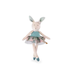 poupée lapin bleu - la petite école de danse - moulin roty - la maison de zazou - rennes