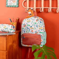 Sac à dos La Forêt Mawa – sac enfant avec broderie prénom, poche avant et bretelles réglables pour école et sorties dès 3 ans – Moulin Roty – La Maison de Zazou – Rennes