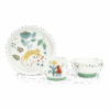 Set vaisselle porcelaine La Forêt Mawa – service repas enfant assorti avec assiette, bol et tasse – Moulin Roty – La Maison de Zazou – Rennes