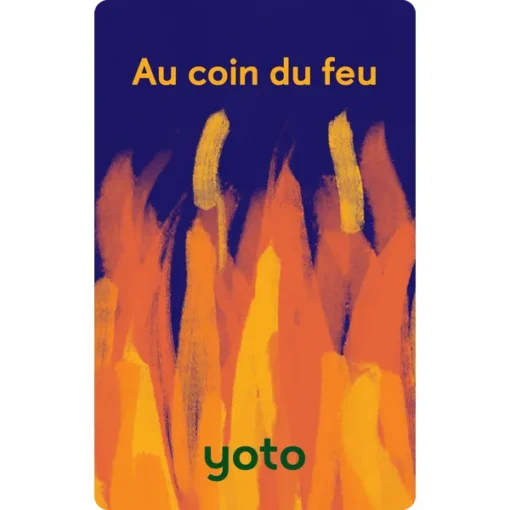 carte audio - au coins du feu - yoto - la maison de zazou