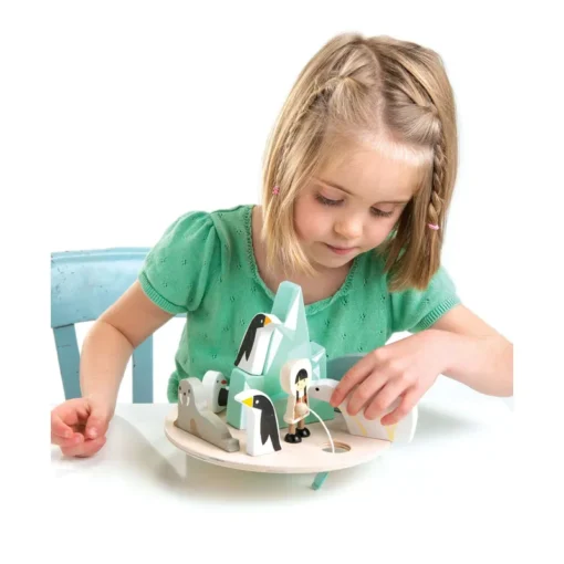 jeu d'équilibre - bascule cercle polaire - jouet en bois- tender leaf toys - la maison de zazou