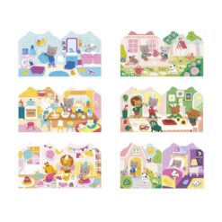 cahier de stickers - maison - janod - la maison de zazou - rennes