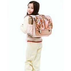 cartable jolies girafes - caramel et cie - la maison de zazou - rennnes