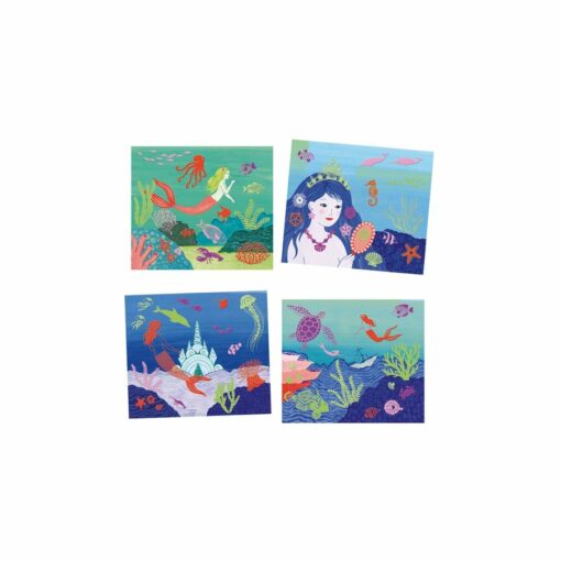 collages artistic patch océane - djéco - la maison de zazou