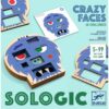 jeu de société de logique - crazy faces - djeco - so logic - la maison de zazou