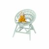 décoration - mobilier - fauteuil en rotin - paon ciel - simon - amadeus - la maison de zazou