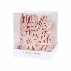 déguisement - set de 8 couronnes paillettes rose  - méri méri - la maison de zazou