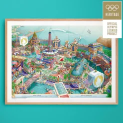 affiche one art -jeux olympiques et paaralympiques - la maison de zazou - rennes