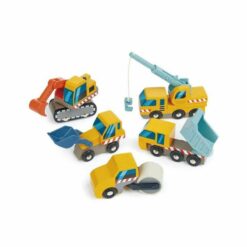 véhicules engins de chantier - - jouet en bois- tender leaf toys - la maison de zazou