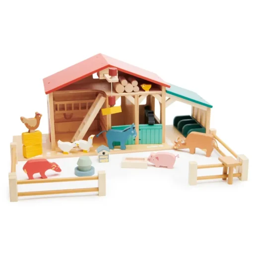 ferme et animaux - jouet en bois- tender leaf toys - la maison de zazou