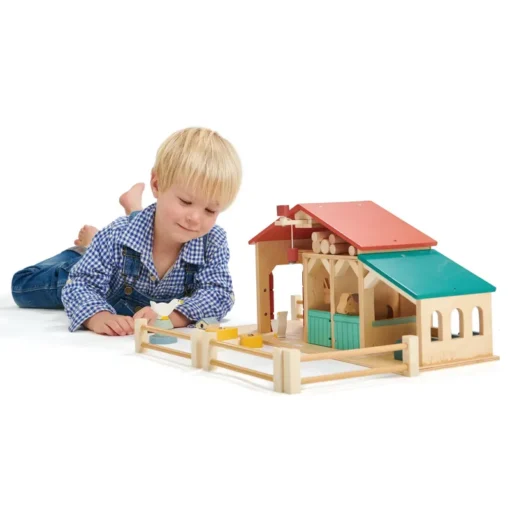 ferme et animaux - jouet en bois- tender leaf toys - la maison de zazou
