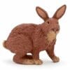 figurine animaux de la ferme - lapin marron - la vie a la ferme - papo