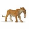 figurine animaux de la jungle - lionne avec lionceau - la vie sauvage - papo