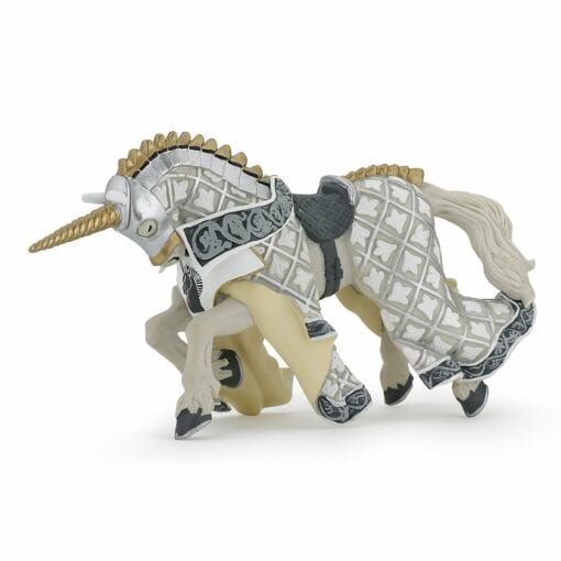 figurine animaux imaginaires - cheval licorne - le médiéval - fantastique - papo