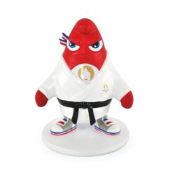 figurine mascotte - judo - paris 2024 - doudou et cie - la maison de zazou - rennes