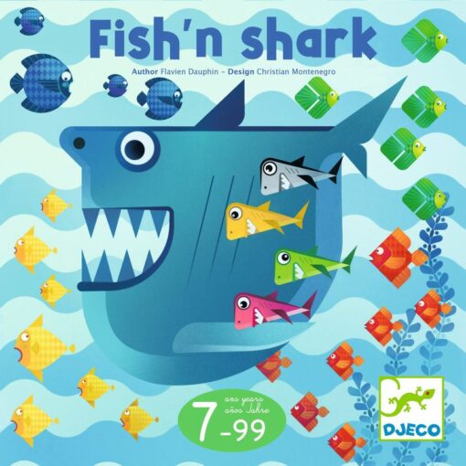 fish'n shark - jeu de société - djeco - la maison de zazou