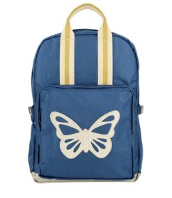 grand sac à dos papillon bleu - back to school - caramel&cie - la maison de zazou