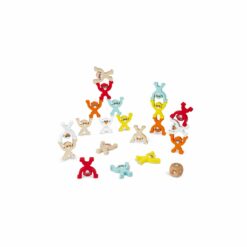 jeu d'adresse - monkey pyramid- en bois certifié fsc - kaloo - la maison de zazou