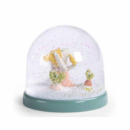 jeu d'éveil - boule à neige - trois petits lapins - la maison de zazou