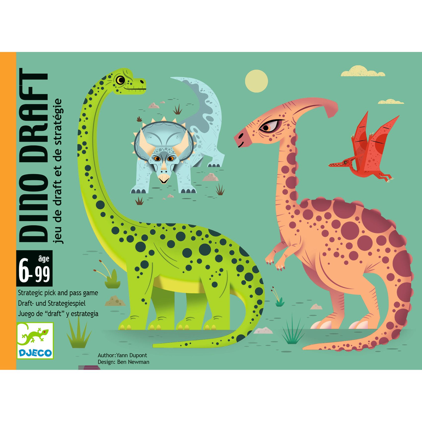 Jeu de cartes - Les dinosaures - Dino Draft - Djéco