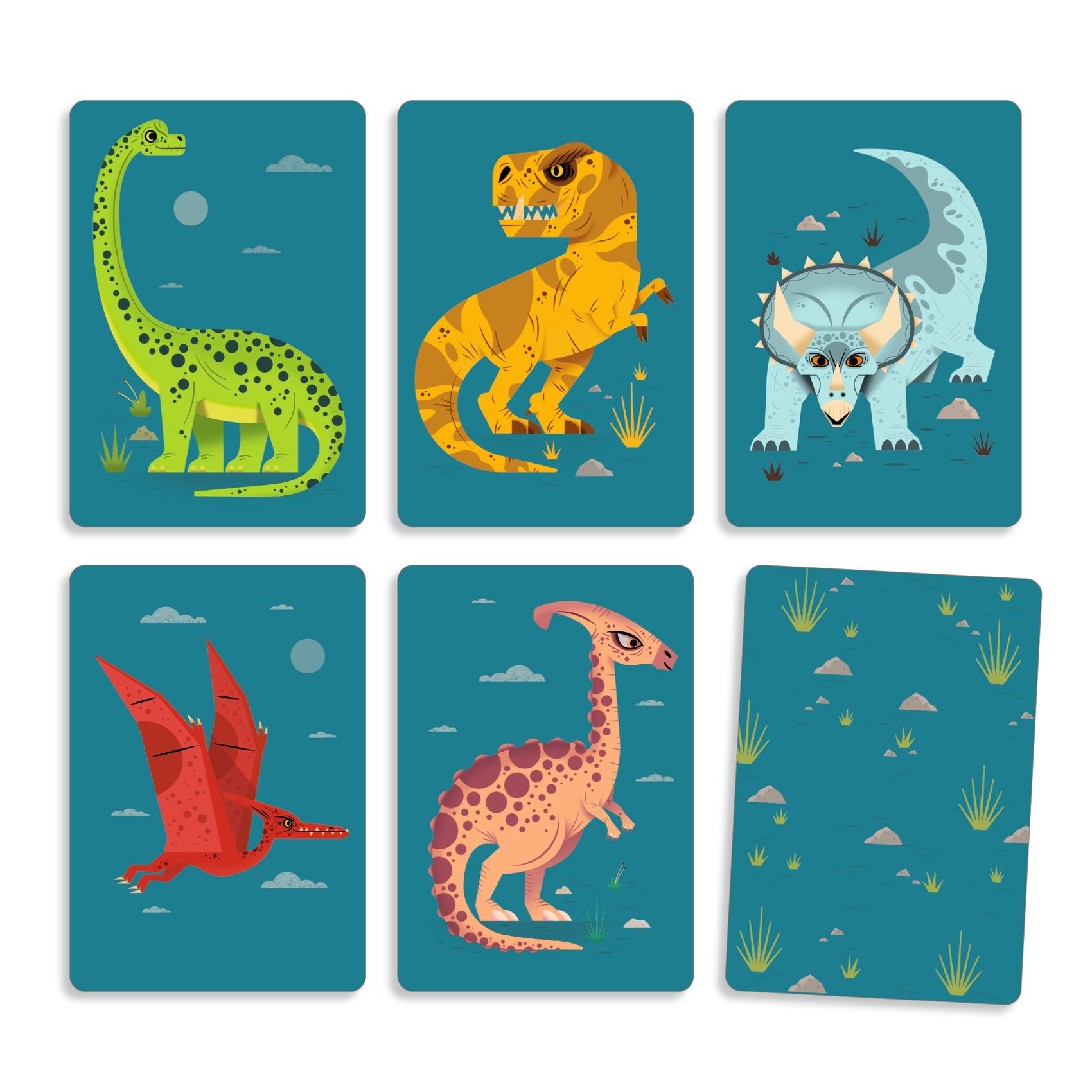 Jeu de cartes - Les dinosaures - Dino Draft - Djéco - La Maison de Zazou