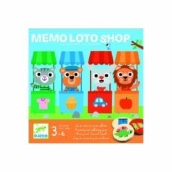 jeu de mémoire éducatif - mémo loto shop - jeux - djéco