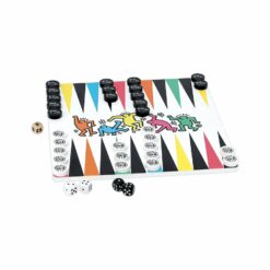 jeu de société - jeu de dames - backgammon keith haring  -vilac - la maison de zazou
