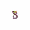 la déco - lettre bois b violet - l'alphabet  - moulin roty - la maison de zazou