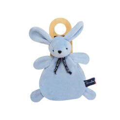 doudou dorlotin lapin bleu - mailou - la maison de zazou - rennes