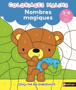 Nombres Magiques PS - Coloriages Malins, Nathan