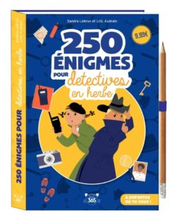 250 Enigmes Pour Detectives en Herbe - Crayon Offert, 365 Paris