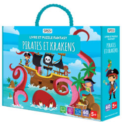 Livre et Puzzle Fantasy - Pirates et Krakens, Sassi