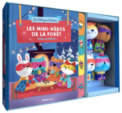 Coffret Marionnettes a Doigts - les Mini-Heros de la Foret - Vive la Neige !, Auzou
