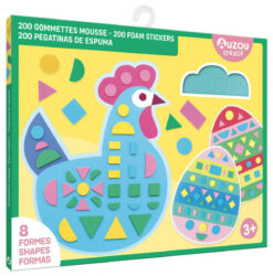 200 Gommettes Mousse, Auzou