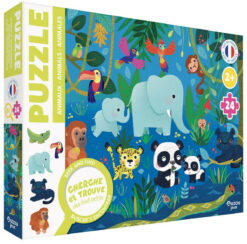 Puzzle Cherche et Trouve des tout-Petits - les Animaux, Auzou