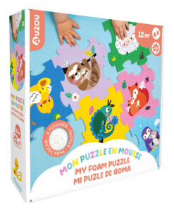 Mon Puzzle en Mousse a Toucher - Jouet, Auzou
