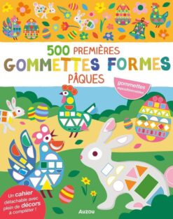 500 Gommettes Formes Paques, Auzou