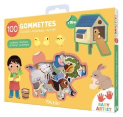 100 Gommettes - la Ferme, Auzou