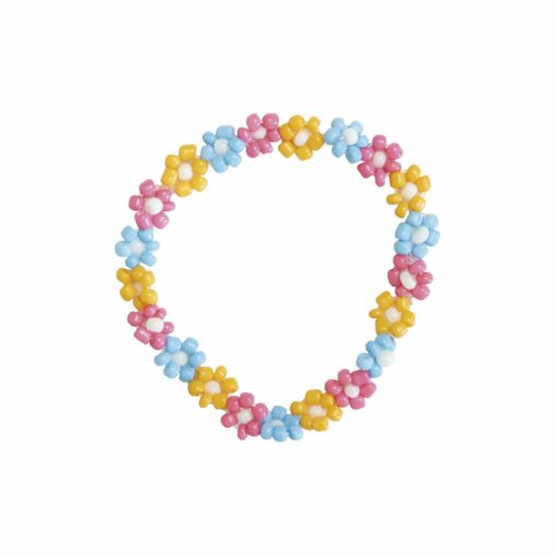 loisir créatif - 6 bijoux fleurs en perles à créer - janod - la maison de zazou