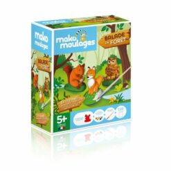 loisir créatif - mako moulage enfant - balade en fôret - 3 moules - fabriqué en france - mako moulage - la maison de zazou