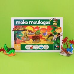 loisir créatif - mako moulage enfant dinosaure - le monde des dinosaures - fabriqué en france - mako moulage - la maison de zazou